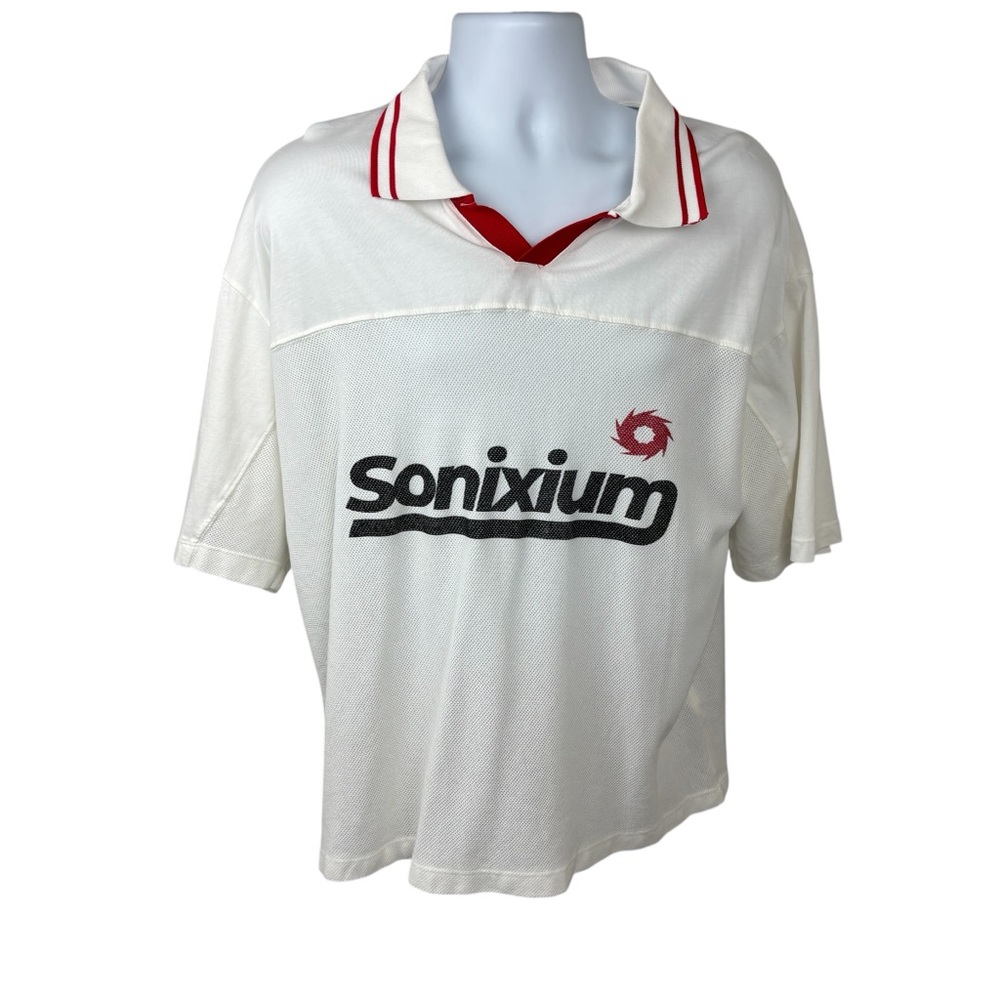 Zara men’s soccer polo shirt, size Large, NWT, sporty, preppy, casual, Sonixium